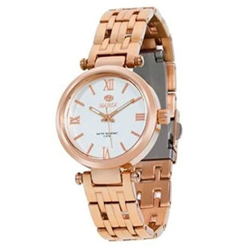 Reloj Marea Mujer cadena pavonado cobre esfera blanca