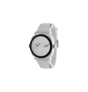 Reloj Marea unisex correa silicona blanca esfera crono blanca