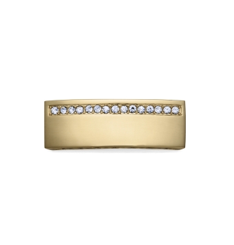 MOTIVO COLGANTE VICEROY CHIC MUJER ACERO IP DORADO PLACA CIRCONITAS BLANCAS