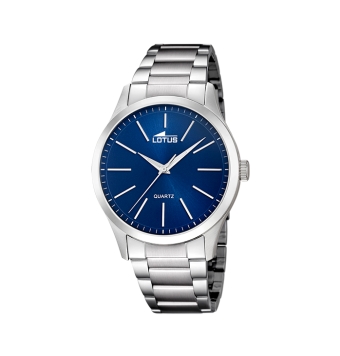 RELOJ LOTUS MINIMALIST HOMBRE 15959/A CADENA ACERO CAJA ACERO 42 MILÍMETROS ESFERA COLOR AZUL