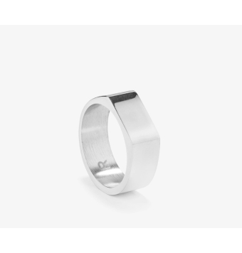 ANILLO HOMBRE RADIANT ACERO INOXIDABLE SENCILLO 8 MILÍMETROS INTERIOR INTERIOR CONFORT
