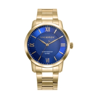RELOJ VICEROY MAGNUM HOMBRE 41145-33 CADENA ACERO CAJA ACERO 43 MILÍMETROS BISEL IP AZUL ESFERA AZUL CON CALENDARIO0