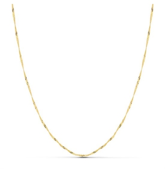 CADENA ORO AMARILLO 18 KILATES ESLABÓN SINGAPUR ANCHO 1.2 MILÍMETROS LARGO 50 CENTÍMETROS (2)