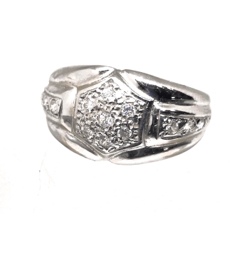 ANILLO CON CIRCONITAS DE ORO BLANCO (1)