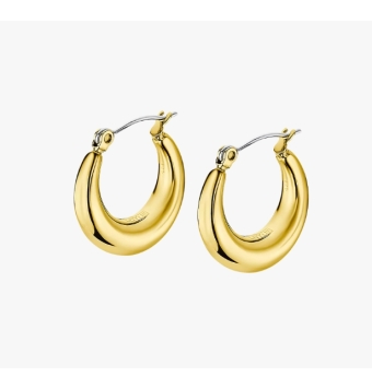 PENDIENTES LOTUS STYLE URBAN WOMAN MUJER LS2346-4/2 ACERO IP DORADO ARO MORCILLA 20 MILÍMETROS CIERRE CATALÁN