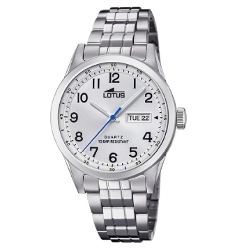 RELOJ LOTUS CLASSICS HOMBRE 18670/1 CADENA ACERO CAJA ACERO 42 MILÍMETROS ESFERA COLOR BLANCO CON CALENDARIO Y SEMANARIO