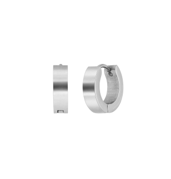 PENDIENTES ARO MAREA HOMBRE C00101/11 ACERO ACABADO BRILLANTE 4X14 MILÍMETROS
