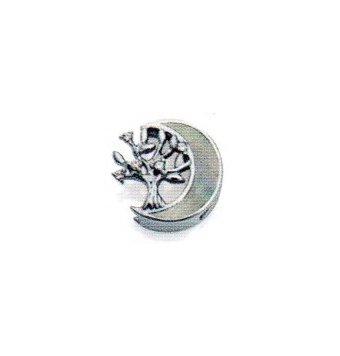 MOTIVO PULSERA VICEROY CHIC ACERO FORMA DE LUNA CON ARBOL DE LA VIDA DETALLE NÁCAR Y CIRCONITAS