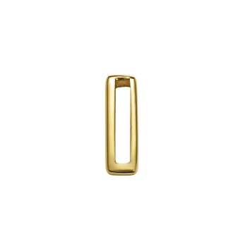 MOTIVO PULSERA VICEROY CHIC LETRA I DE ACERO IP DORADO ACABADO BRILLO 13 MILÍMETROS