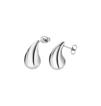 PENDIENTES LOTUS STYLE MUJER ACERO FORMA DE GOTA CON CIERRE PRESIÓN