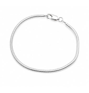 PULSERA MUJER PLATA DE LEY 925 COLA DE RATÓN ANCHO 1.9 MILÍMETROS LARGO 19 CENTÍMETROS