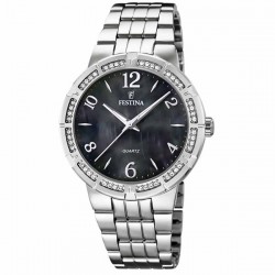 Reloj Festina mujer correa metálica circonita