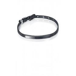 PULSERA VICEROY FASHION ACERO MALLA MILANESA GRABADO DREAM BIG PAVONADO NEGRO 14-19 CENTIMETROS