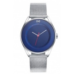 Reloj Mark Maddox hombre cadena acero esfera azul